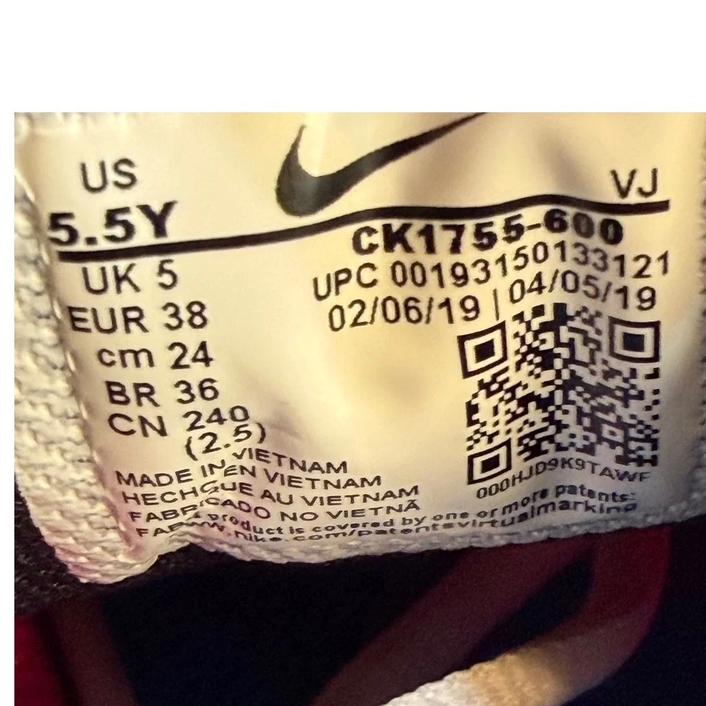 Nike Air Max Oketo Hyper Pink Black Kids‎ Running Shoes CK1755-600 Size 5.5Y
